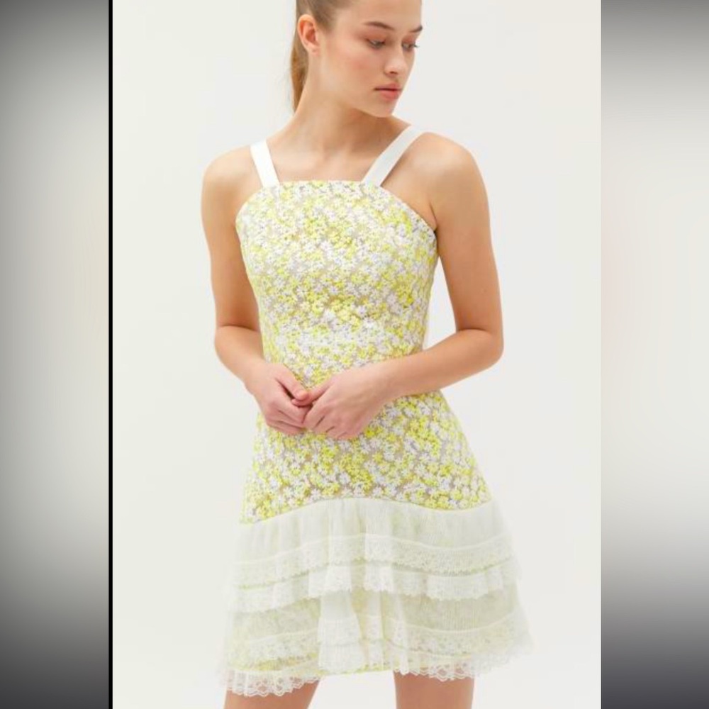 ELLIATT Angel Drop Waist mini dress